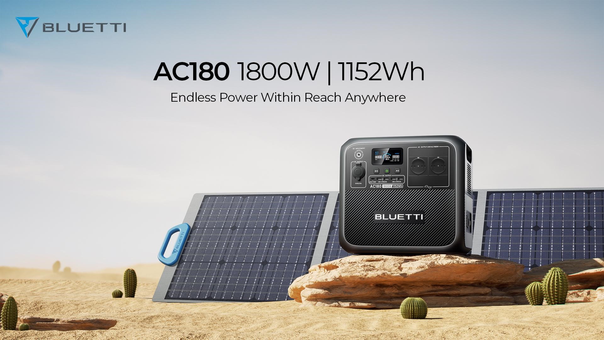 Bluetti AC180: New power station with all-round capabilities