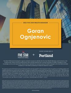 Five Star Wealth Manager - Goran Ognjenovic