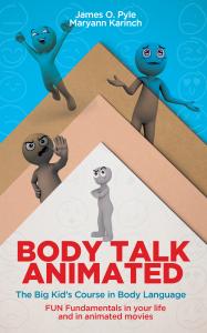 Body Talk Animated book cover with 3D figures in emotional poses