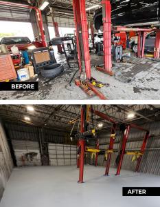 Auto Repair Garage Before and After