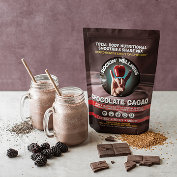 Rockin Wellness Chocolate Cacao Vegan, Superfood, Rich in Nutrients, Making  Eating Healthy Delicious and Easy