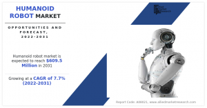 Allied Market Research, titled, “Humanoid Robot Market," The humanoid robot market was valued at $307 Humanoid Robot Market 2022-2031