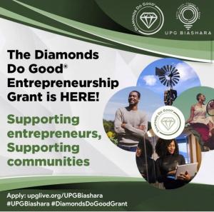 Diamonds Do Good®  Entrepreneurship Grant