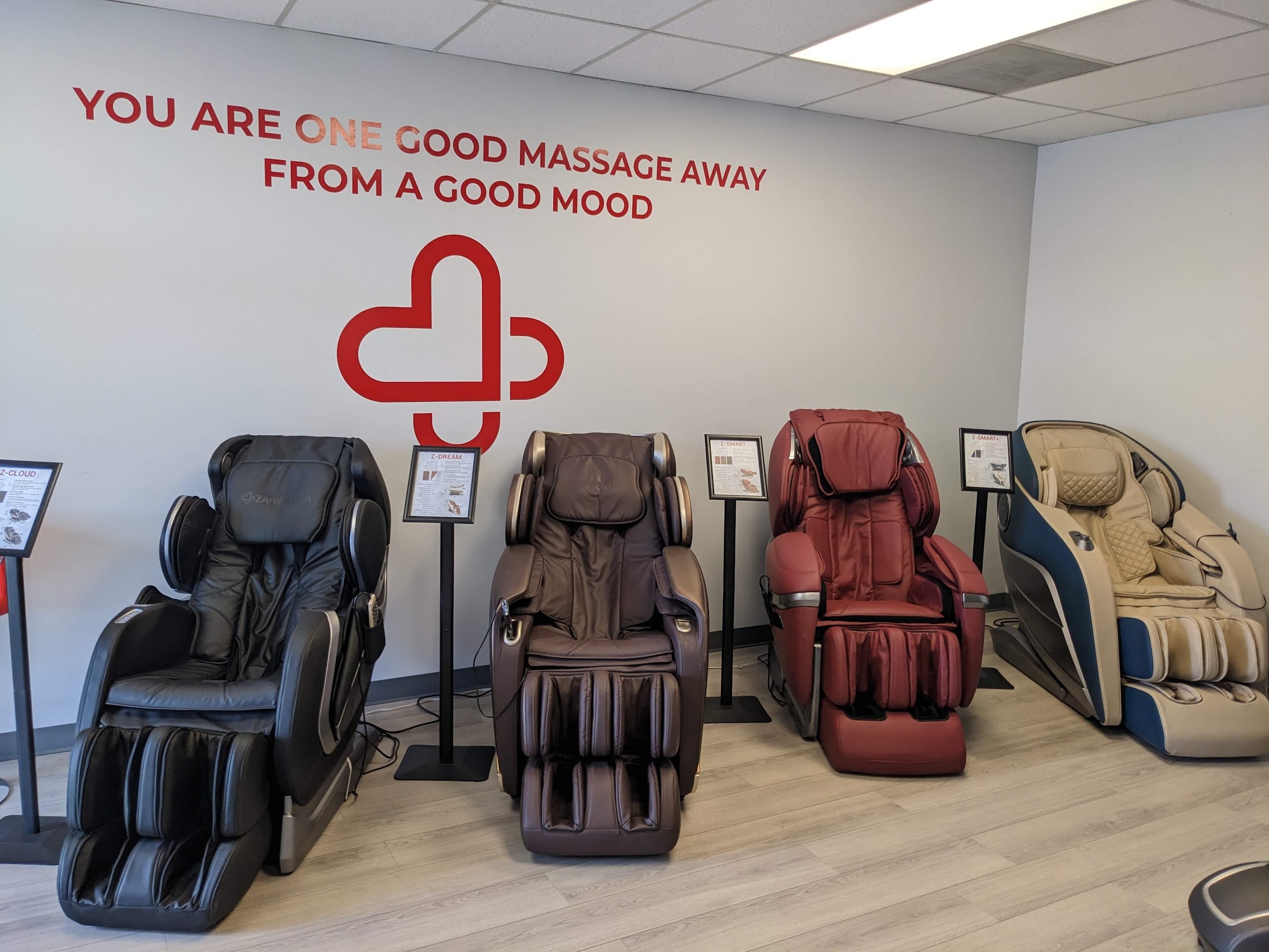 The massage chair discount store