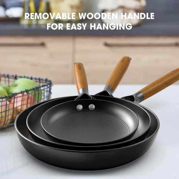 Imarku Introduces 3-Piece Nonstick Cast Iron Frying Pan Set for Versatile  Cooking