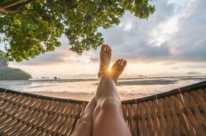 Foot at Sunset