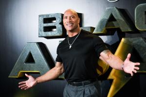 Dwayne Johnson at Black Adam Screening