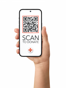 Good Greek and American Red Cross Donation QR Code