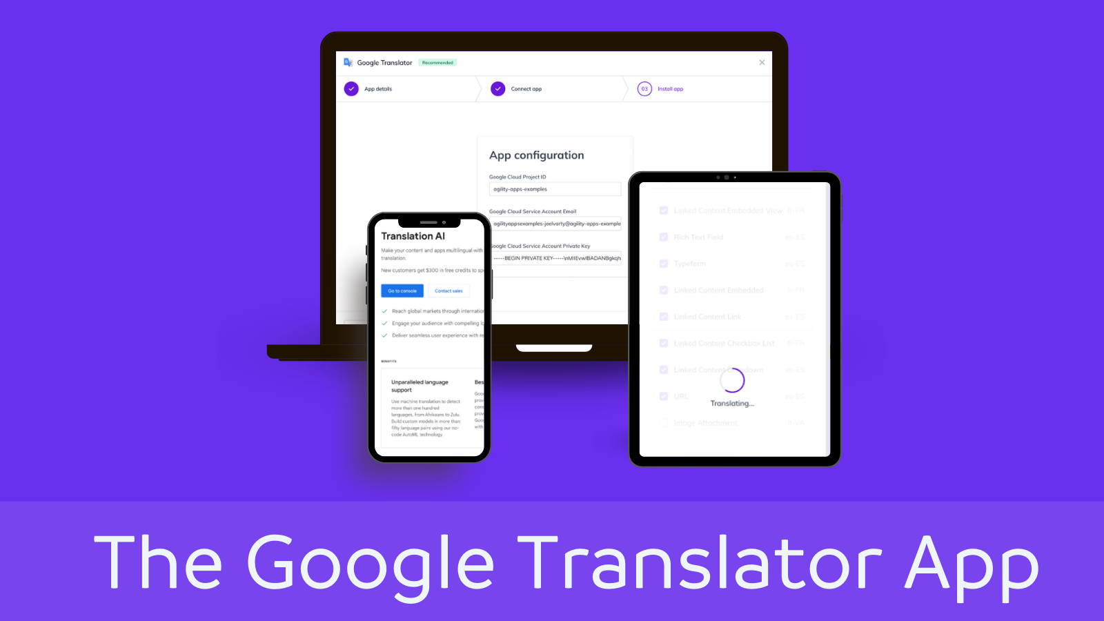 Enable Google Translate