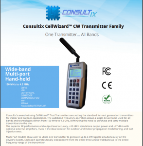 Consultix WTX-35B-2 or 4 Port CW Transmitter for C-Band Antenna Testing up to 4 GHz