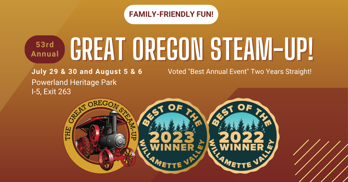 52nd annual Great Oregon Steam-Up returns to Brooks