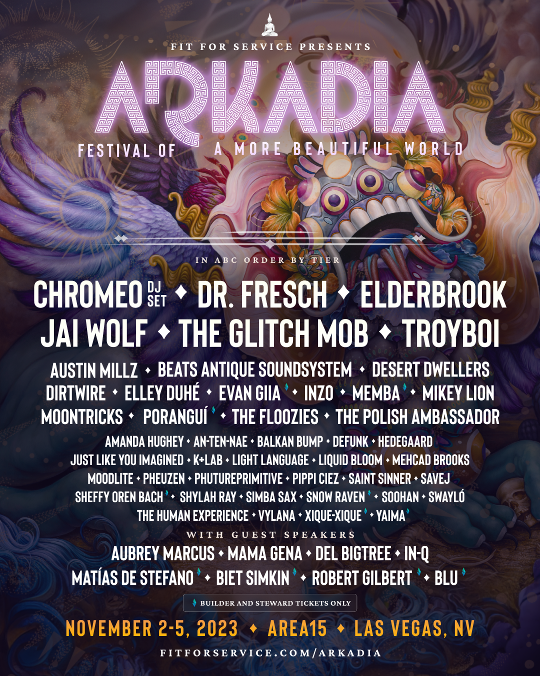 ARKADIA Festival Announces 2023 Lineup With Chromeo, Dr. Fresch, Elderbook,  Jai Wolf, The Glitch Mob, and TROYBOI