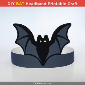 Halloween Party Hat: Black Bat