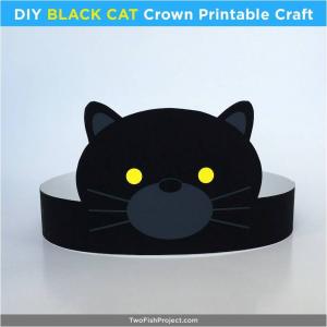 Halloween Party Hat: Black Cat