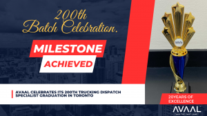 AVAAL Celebrates Its 200th Trucking Dispatch Specialist Graduation In ...