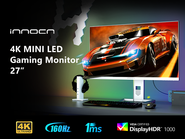 Gaming with the INNOCN 27M2V 27” Mini-LED Monitor and Asus ROG Zephyrus G14  Combo