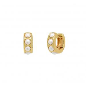 The Pearl Huggie Earrings Collection is a fusion of sophistication and style, capturing the essence of timeless elegance3.