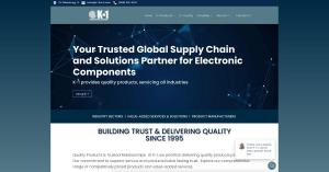 K-1 global component parts supplier new website