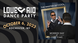 Image of the ONE and ONLY Morris Day and the Time who will be the headliner.