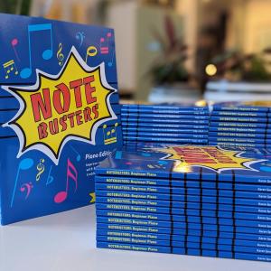 Beginner Piano Note-Reading Workbooks by Notebusters