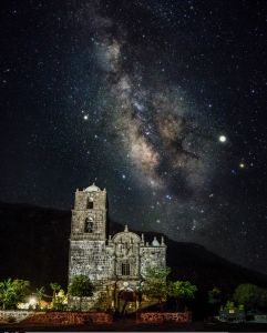 San Javier in Loreto at Night