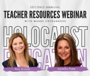 Teacher Resource Webinar 2023 hosted by Ann Arnold and Isabella Fiske