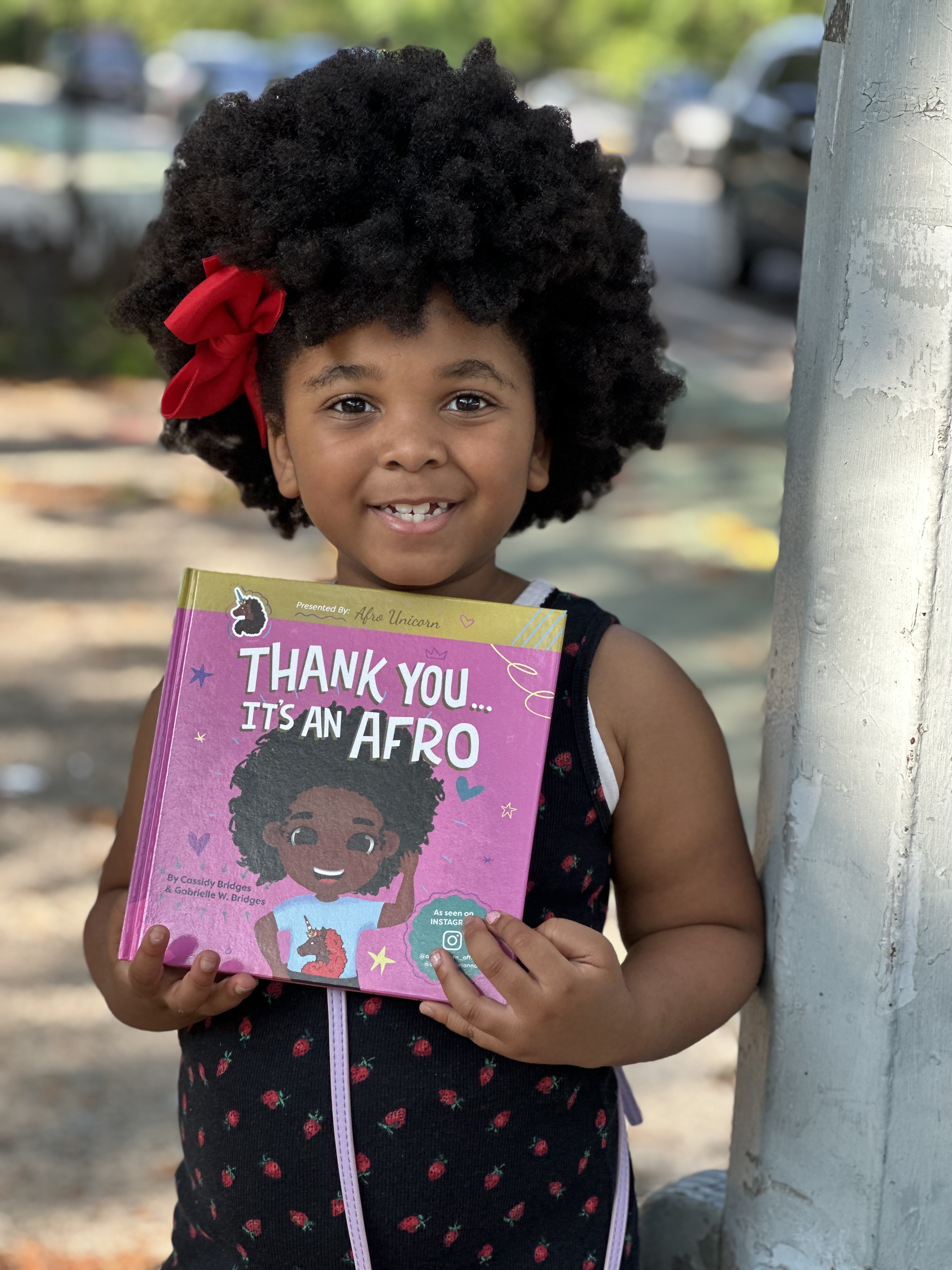 Afro Unicorn® Presents World's Cutest 7-Year-Old CEO's Book “Thank You…It's  An Afro” to Coincide with World Afro Day