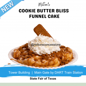 Milton's Cookie Butter Bliss Funnel Cake