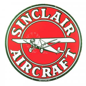Round Sinclair Sign