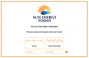 Sun Energy Today Solar Calculator