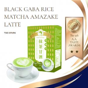 BOBA CHiC's Black GABA Rice Amazake Matcha Latte Wins 2023 A.A. Taste Two-Star Award