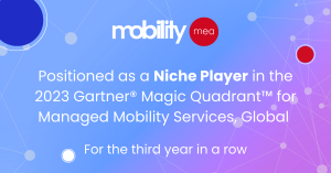 Mobility MEA Niche Player in Gartner 2023