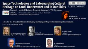 Space Technologies and Safeguarding Cultural Heritage on Land, Underwater and in Our Skies