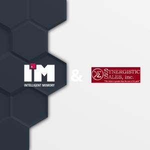This is an image of two company logos next to one another. One from Intelligent Memory and Synergistic.
