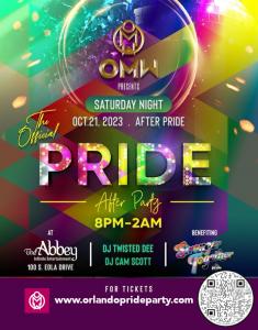 Orlando Pride Party 2023 Hosted by One Magical Weekend at The Abbey Orlando
