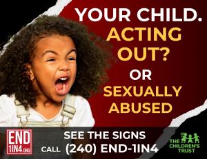 The END1IN4 "See The Signs & Act To End It" Campaign Features On Miami-Dade Metrorail Platform Digital Screens and Bus Shelters.