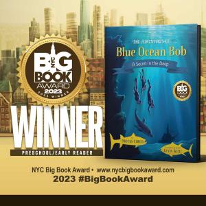 Award Banner -  The Adventures of Blue Ocean Bob #4 - A Secret in the Deep