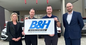 B&H opens new warehouse in Brisbane Australia, Chelsie Hern, Colin Kaltner