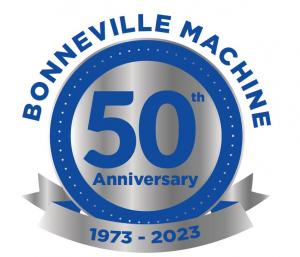 Bonneville Machine 50th Year Logo