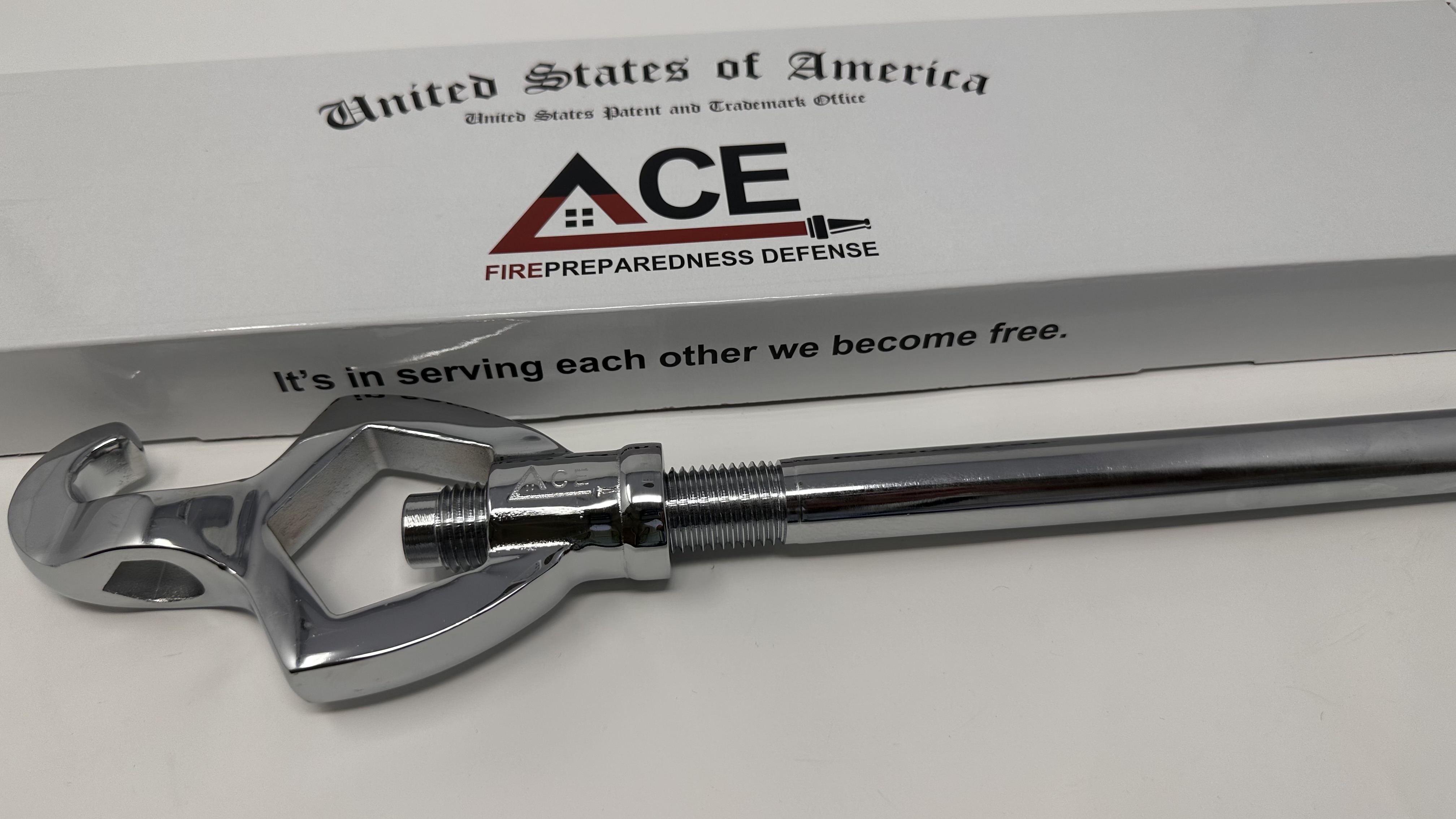 The only “Fire Safe Home Bundle” 2-Pack Fire Hose, hydrant valve wrench