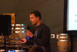 Maksym Lushpenko, CEO and Founder of Brokee, presented at Elevate Reno