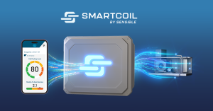 #accessibility (Description: The new SmartCoil gateway product is shown collecting data from an array of sensors then transmitting it to a dashboard on a smartphone.