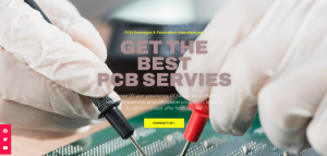Screenshot of PCBPit homepage