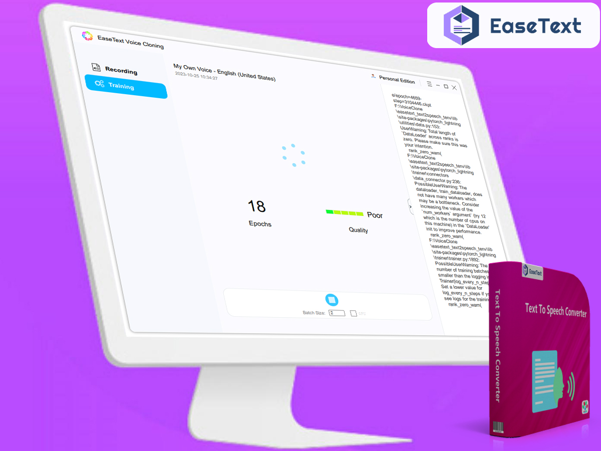 EaseText Redefines Text to Speech with Offline Voice Cloning