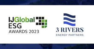 3 Rivers Energy Partners IJGlobal ESG Awards logos