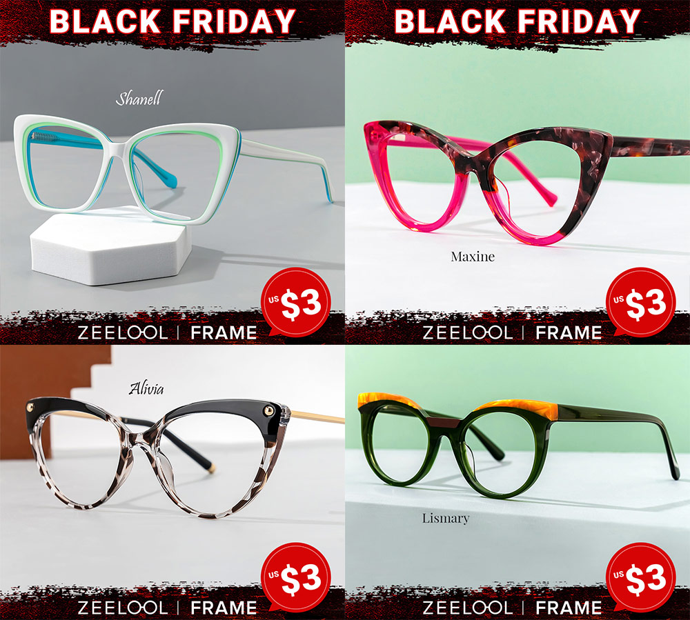 Zeelool Launches 2023 Black Friday Glasses Sale Early: Frames Down