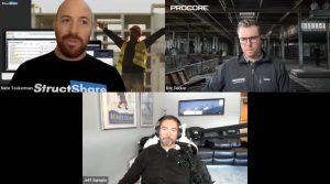 Industry leaders at StructShare's 2024 ConTech Preview webinar
