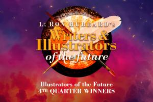 Illustrators of the Future logo announcing the 4th Quarter Illustrators of the Future Contest winners