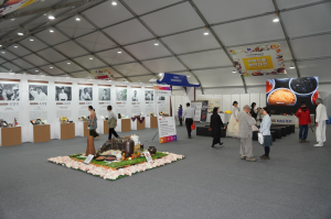 Overview of the Jeollabuk-do Food Masters Exhibition arranged within the exhibition hall of the 21st Jeonju International Fermented Food Expo (IFFE 2023) | Photo by AVING News