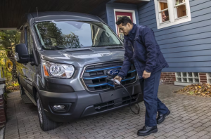 Electric Ford Transit Work Van